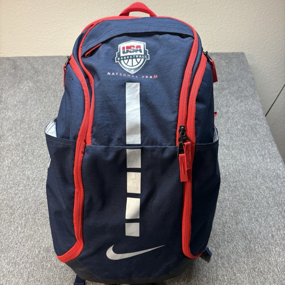 Nike Hoops Elite Pro USA Basketball Team Men's Backpack Blue Red Soccer Olympic